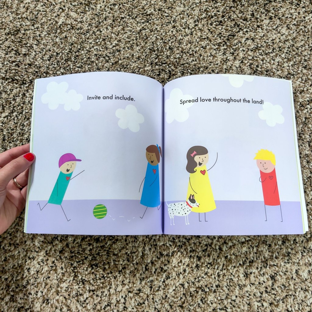 Inside pages of You Are a Gift! Children's Book